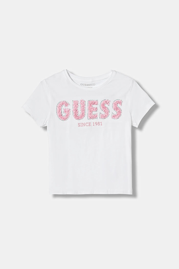 Guess gyerek póló pamut fehér J6RI24.K6YW4.PPY2