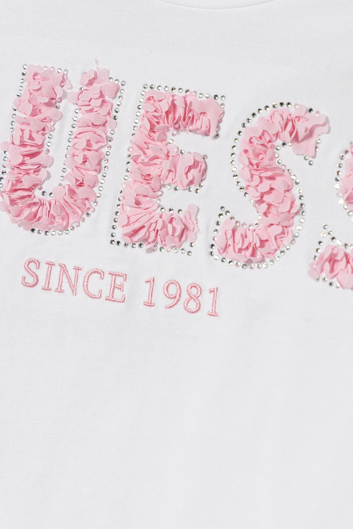 Lány Guess gyerek póló J6RI24.K6YW4.PPY2 fehér