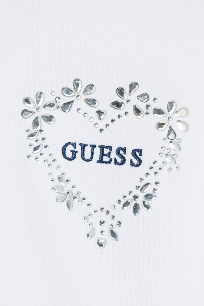 DÍVKA Dětské tričko Guess J6RI26.K6YW4.PPY2 bílá