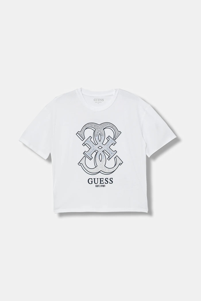 Guess gyerek póló elasztánnal fehér J6RI28.K6YW4.PPY2