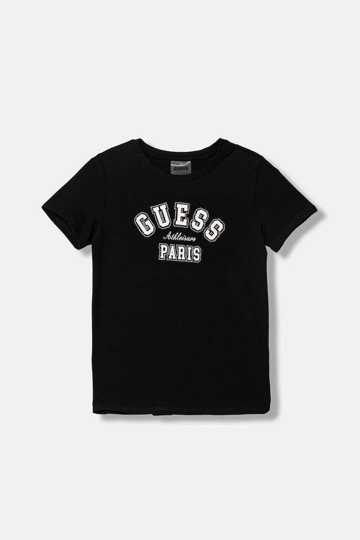 Guess tricou copii imprimeu negru J6RI41.J1314.PPY2