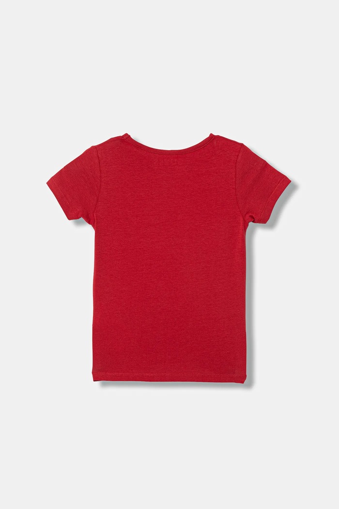 Guess tricou copii K6RI00.K6YW4.PPY2 rosu SS26