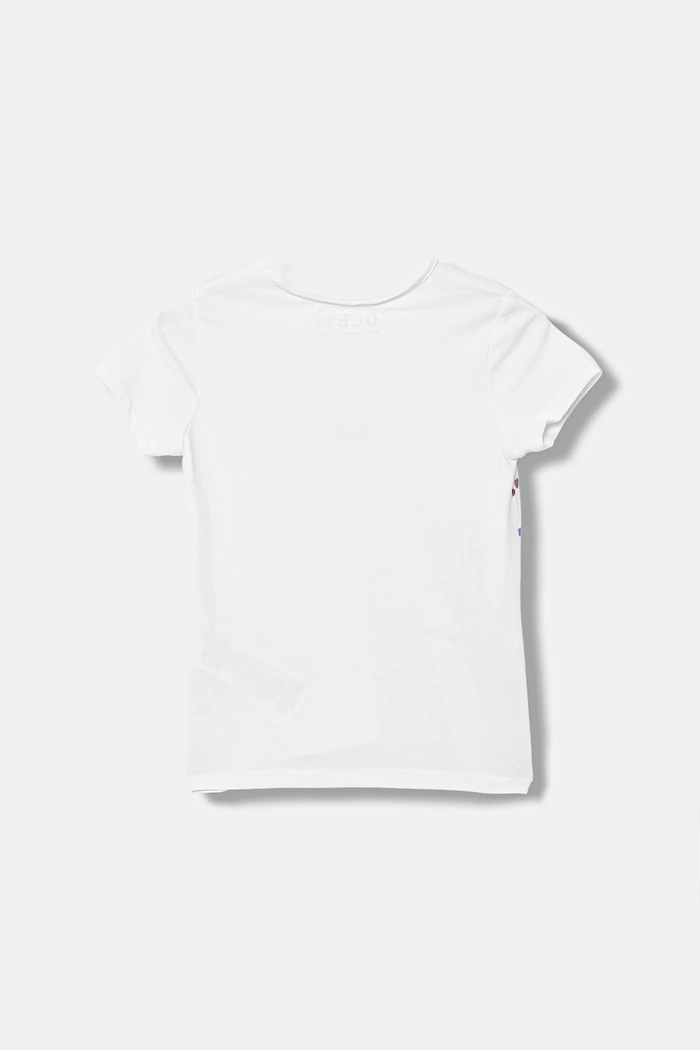 Guess tricou copii K6RI13.K6YW4.PPY2 alb SS26