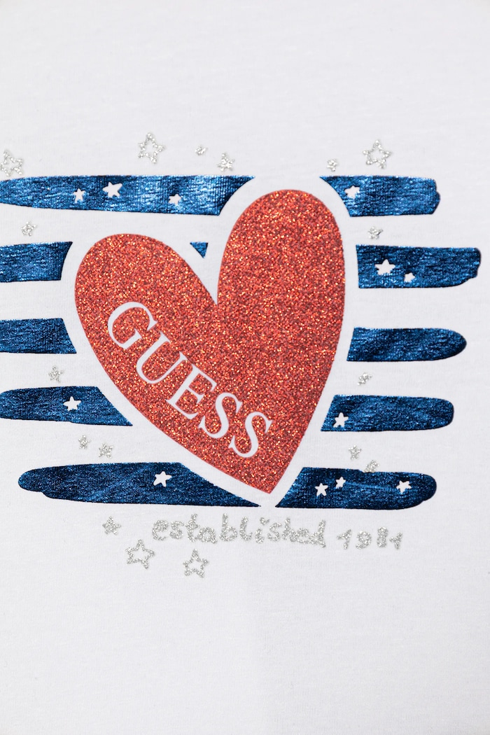 Dievča Detské tričko s dlhým rukávom Guess K6RI14.K6YW4.PPY2 biela