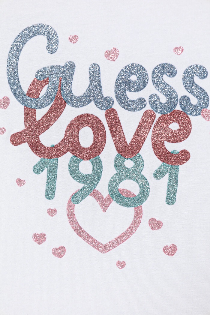 Lány Guess gyerek póló K6RI20.K6YW4.PPY2 fehér