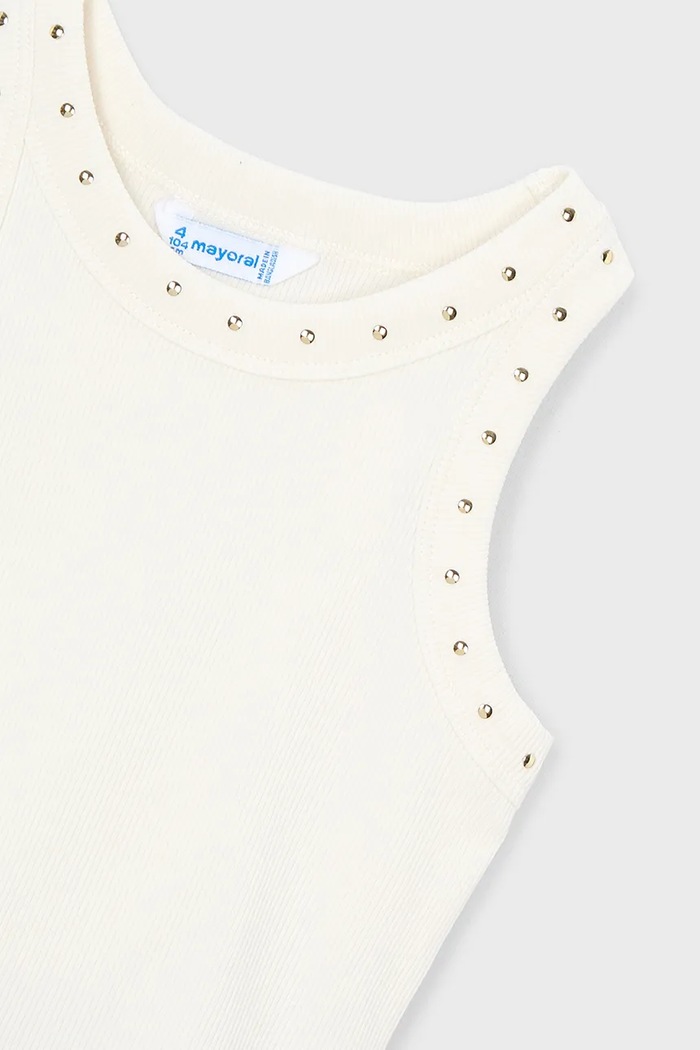 Mayoral top copii alb 3021.6F.Mini.PPY2