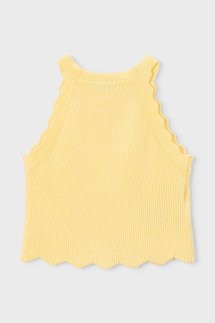 Mayoral top copii 3027.6G.Mini.PPY2 galben SS26