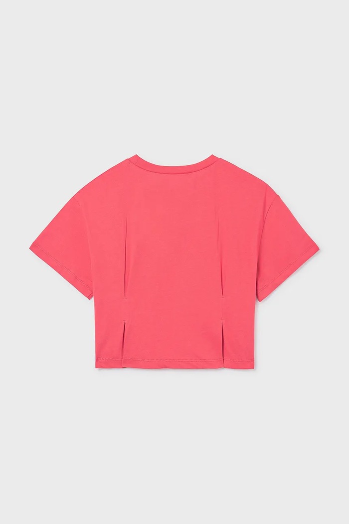 Fete Mayoral tricou de bumbac pentru copii 6004.8B.Junior.PPY2 roz