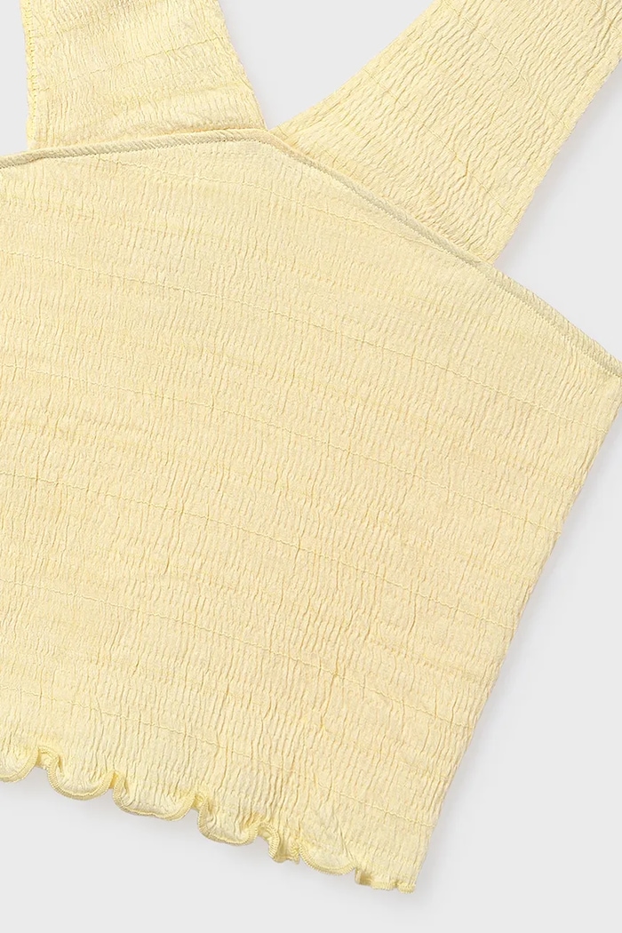 Dziewczynka Mayoral top dziecięcy 6018.8G.Junior.PPY2 żółty