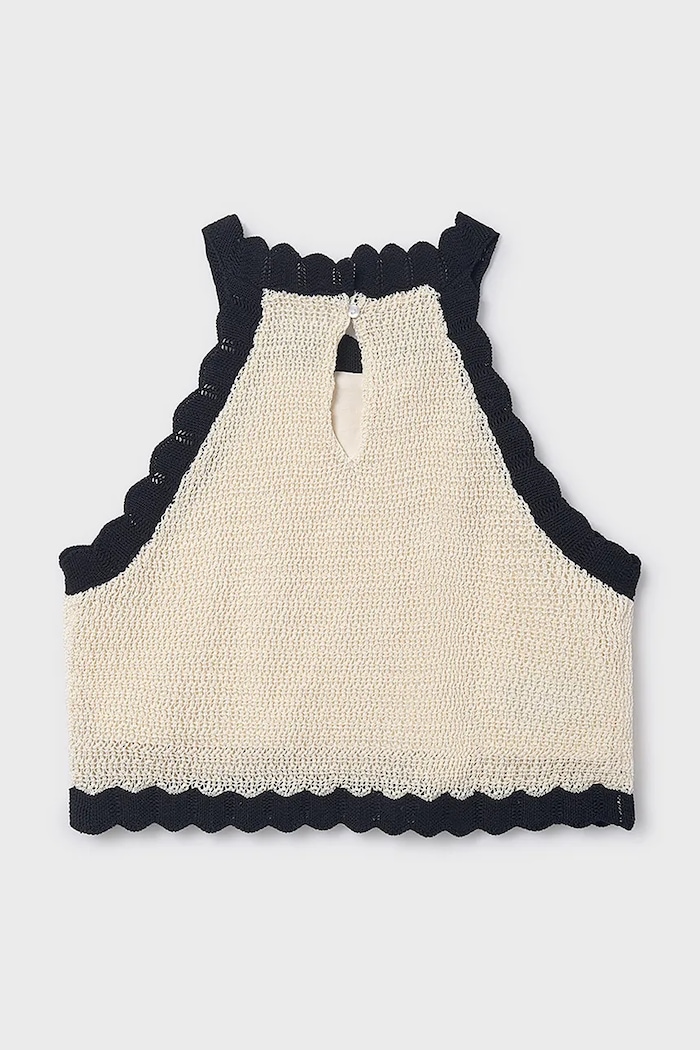 Mayoral top din bumbac pentru copii 6021.8C.Junior.PPY2 alb SS26