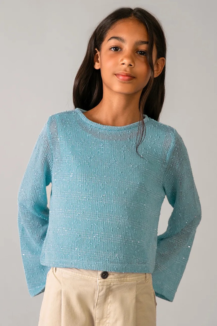 Mayoral longsleeve dziecięcy pozostałe niebieski 6161.8D.Junior.PPY2