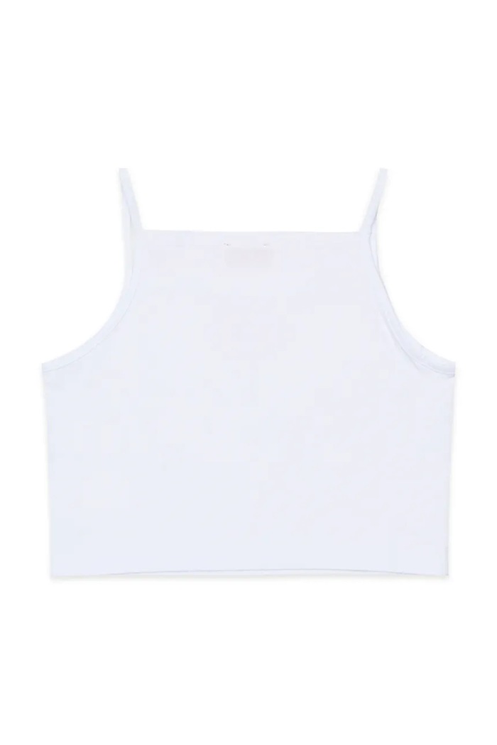 Diesel top bawełniany dziecięcy TEDIM T-SHIRT J02584.0GRAI biały SS26