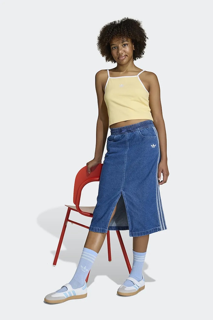 Дитячий топ adidas Originals KE2494 жовтий