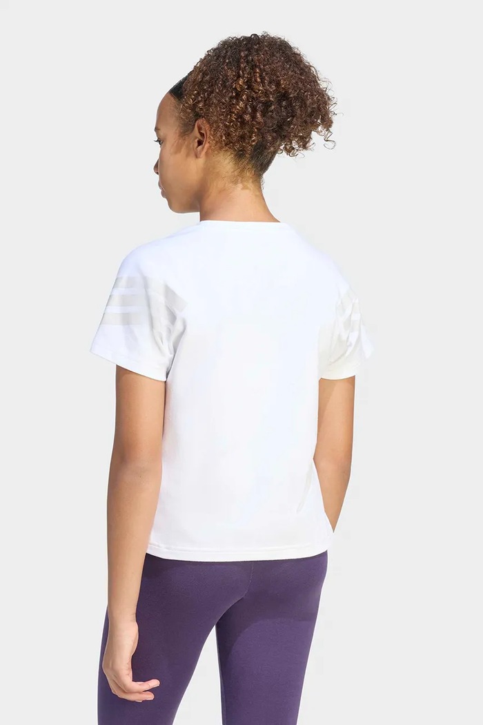 Dievča adidas tričko detské s bavlnou KB6896 biela