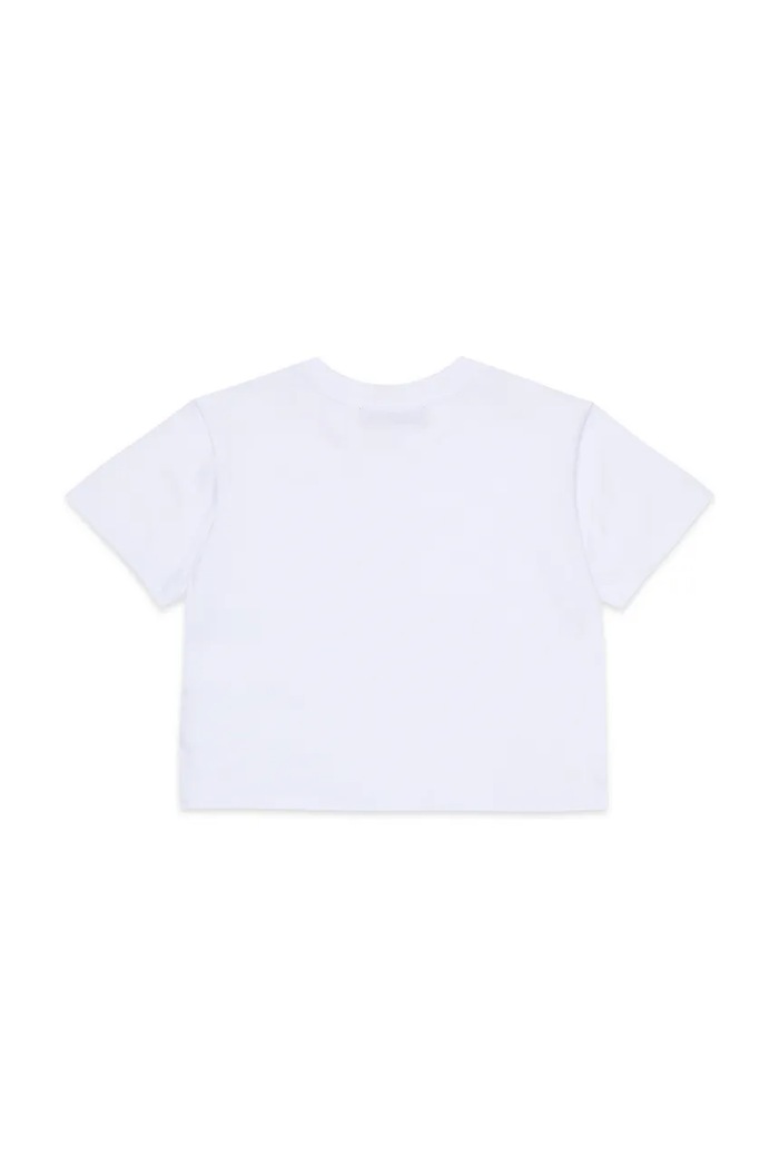Detské bavlnené tričko MAX&Co. MAXT34F T-SHIRT MX0334.MX057 biela SS26