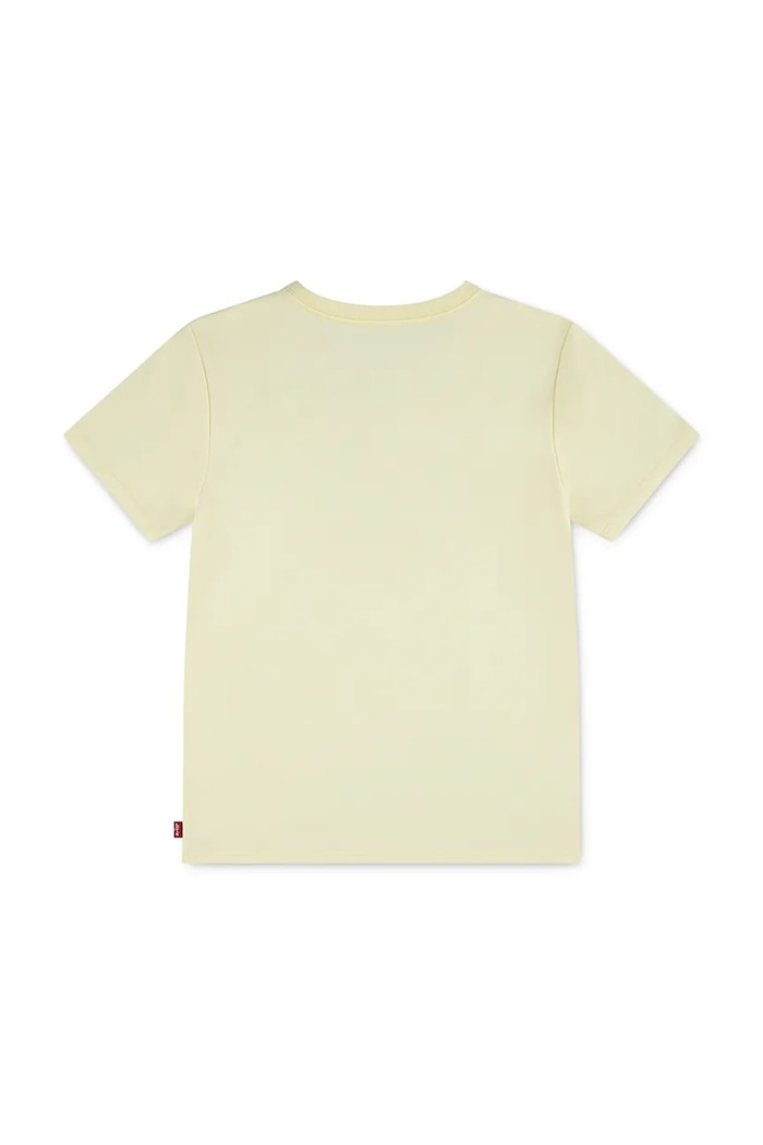Fete Levi's tricou copii LEVIS CHAMBRAY APPLIQUE TO 4EP571 galben