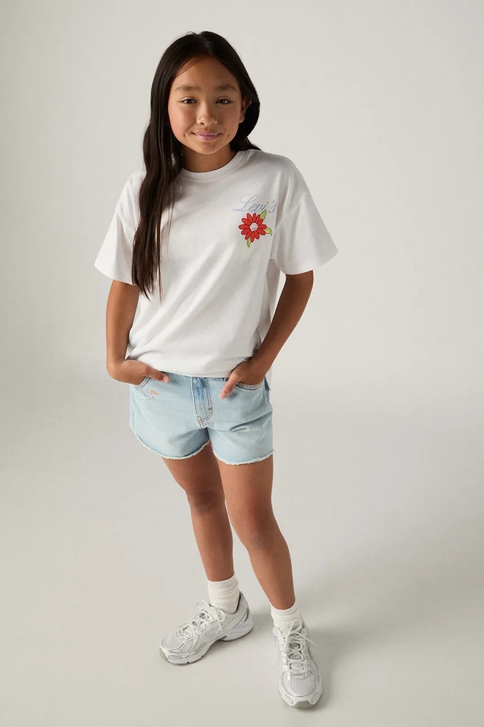 Levi's tricou copii LEVIS FLORAL OVERSIZED TEE 4EP700