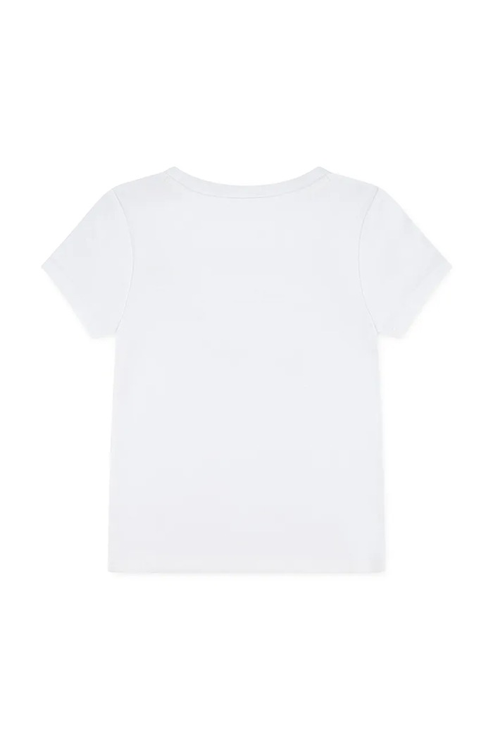 Fete Levi's tricou copii RIB MEET AND GREET JAM TEE 3EP780 alb