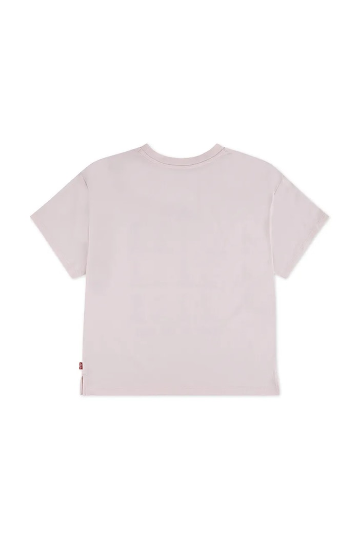 Detské tričko Levi's BOOTS OVERSIZED SS TEE 3EP785 ružová SS26