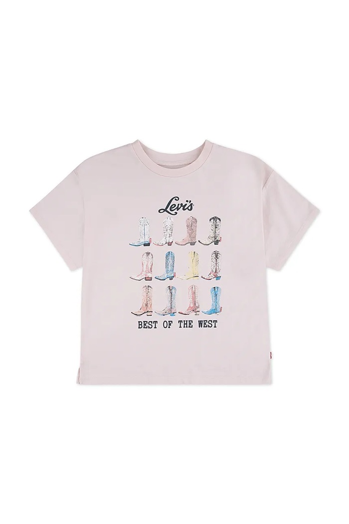 Levi's tricou copii BOOTS OVERSIZED SS TEE 4EP785 roz SS26