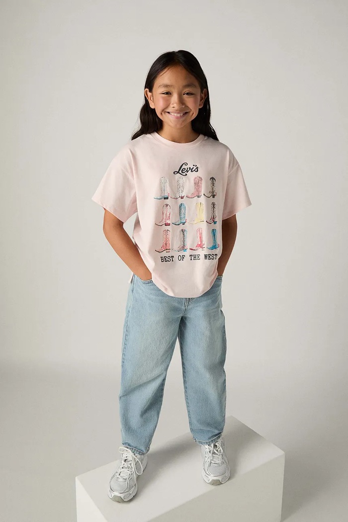 Levi's tricou copii BOOTS OVERSIZED SS TEE 4EP785