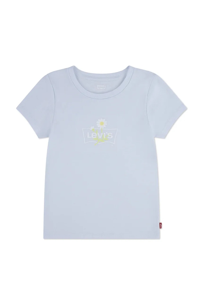 Detské tričko Levi's DAISY BATWING okrúhly modrá 4EP792