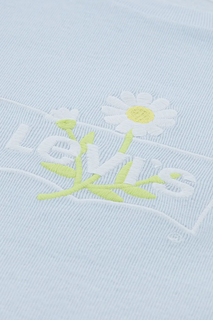 Dievča Detské tričko Levi's DAISY BATWING 4EP792 modrá