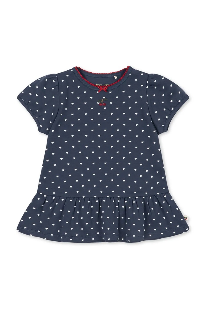 Detské bavlnené tričko Konges Sløjd CLASSIC TEE GOTS bavlna tmavomodrá KS104735.PPY2