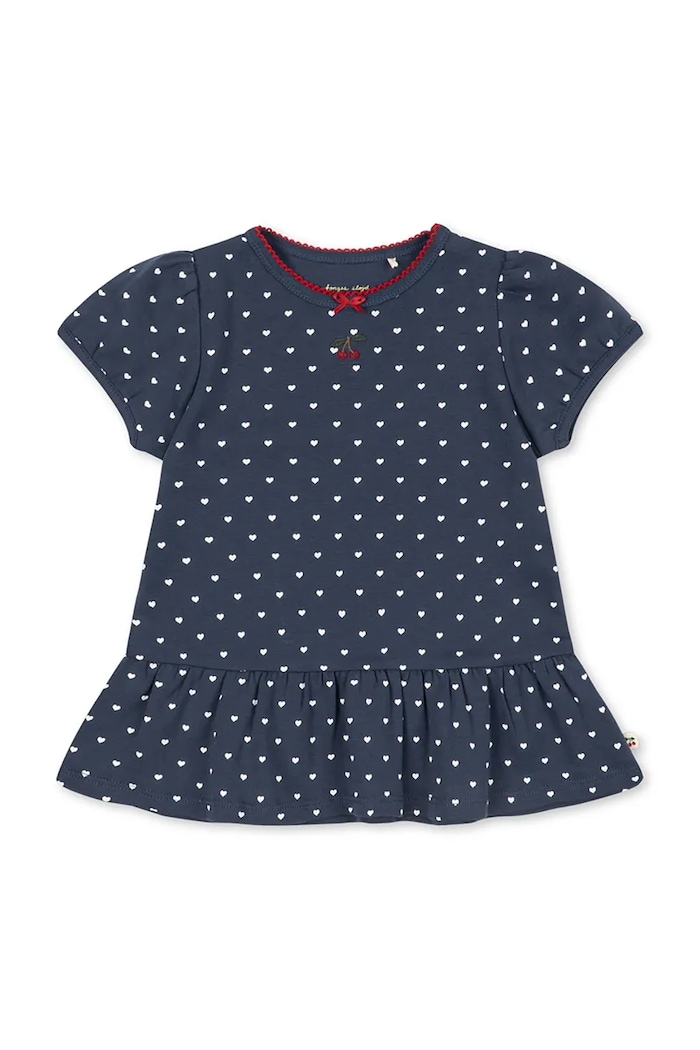 Detské bavlnené tričko Konges Sløjd CLASSIC TEE GOTS bavlna tmavomodrá KS104735.PPY2