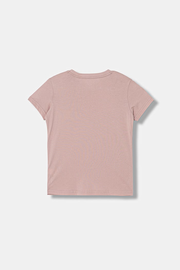 Fete Tommy Hilfiger tricou basic copii din bumbac pachet de 2 UG0UG00307.PPY2 roz