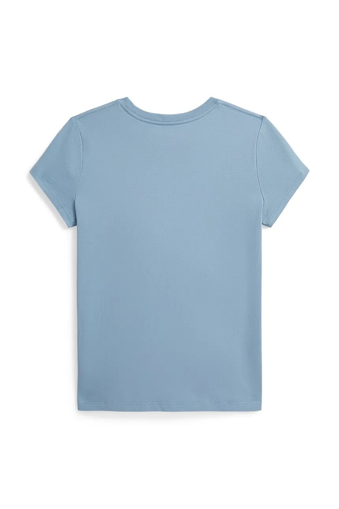 Polo Ralph Lauren t-shirt bawełniany dziecięcy 313833549500 niebieski SS26