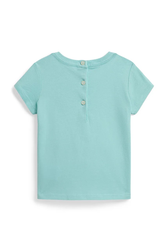 Polo Ralph Lauren T-shirt παιδικό βαμβακερό 310B22529001 τιρκουάζ SS26