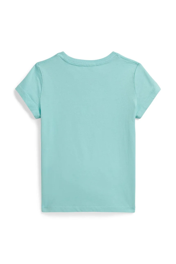 Polo Ralph Lauren t-shirt παιδικό βαμβακερό 312B22529001 τιρκουάζ SS26