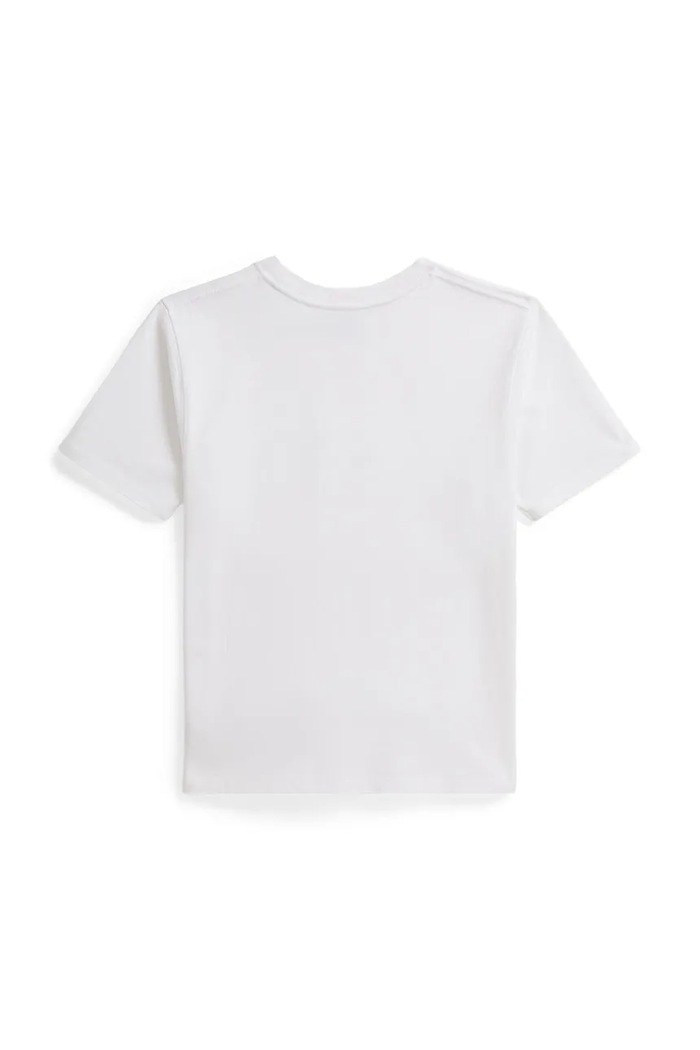 Dievča Detské bavlnené tričko Polo Ralph Lauren 313A11851001 biela