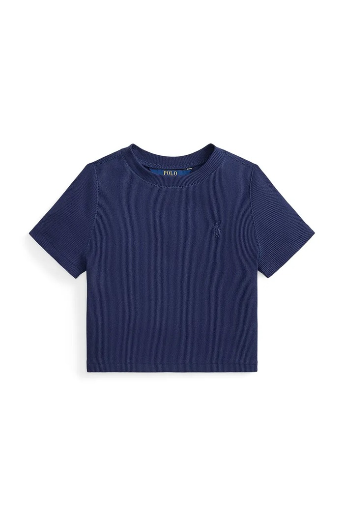Polo Ralph Lauren tricou de bumbac pentru copii uni bleumarin 313A96144004