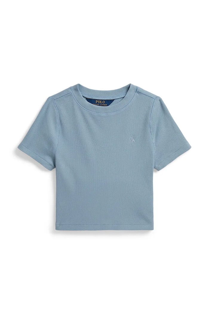 Polo Ralph Lauren tricou de bumbac pentru copii uni albastru 313A96144007