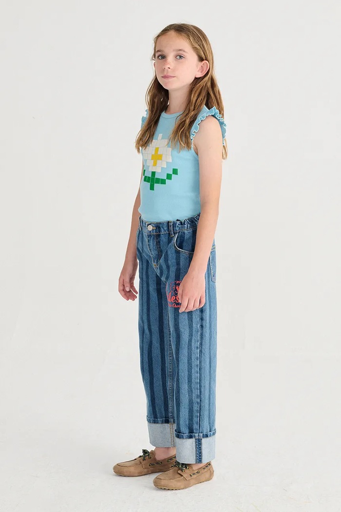Παιδικό βαμβακερό τοπ Bobo Choses Pixel Daisy 126AC029
