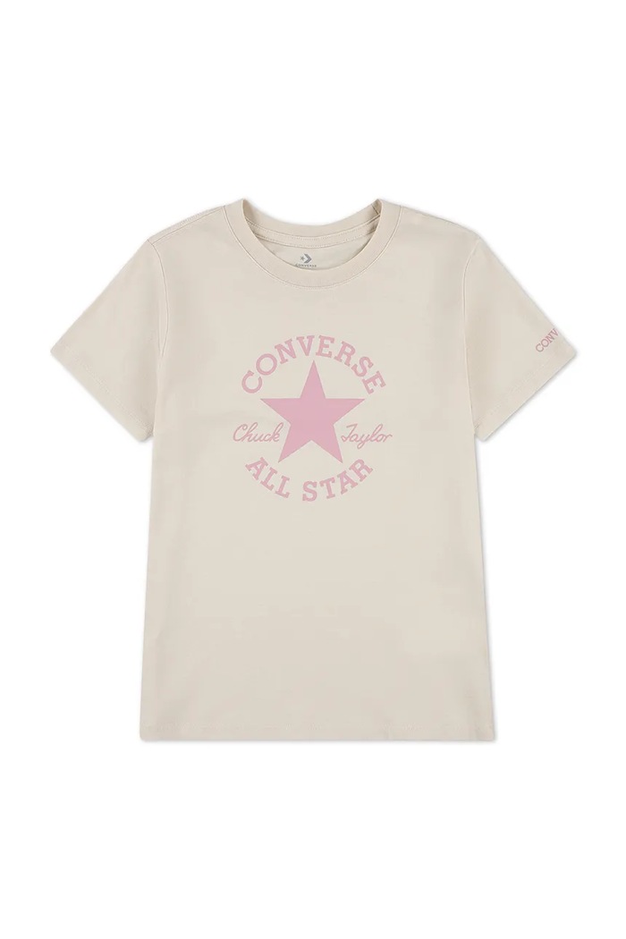Converse t-shirt dziecięcy pozostałe beżowy 3CH526
