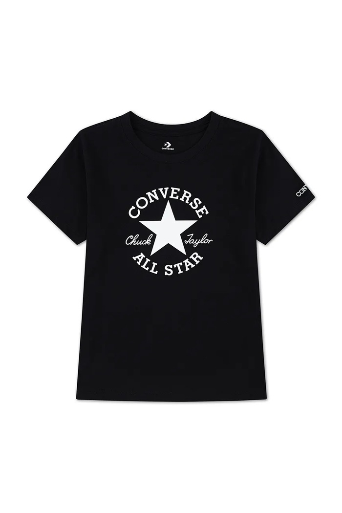 Dětské tričko Converse kulatý černá 4CH526