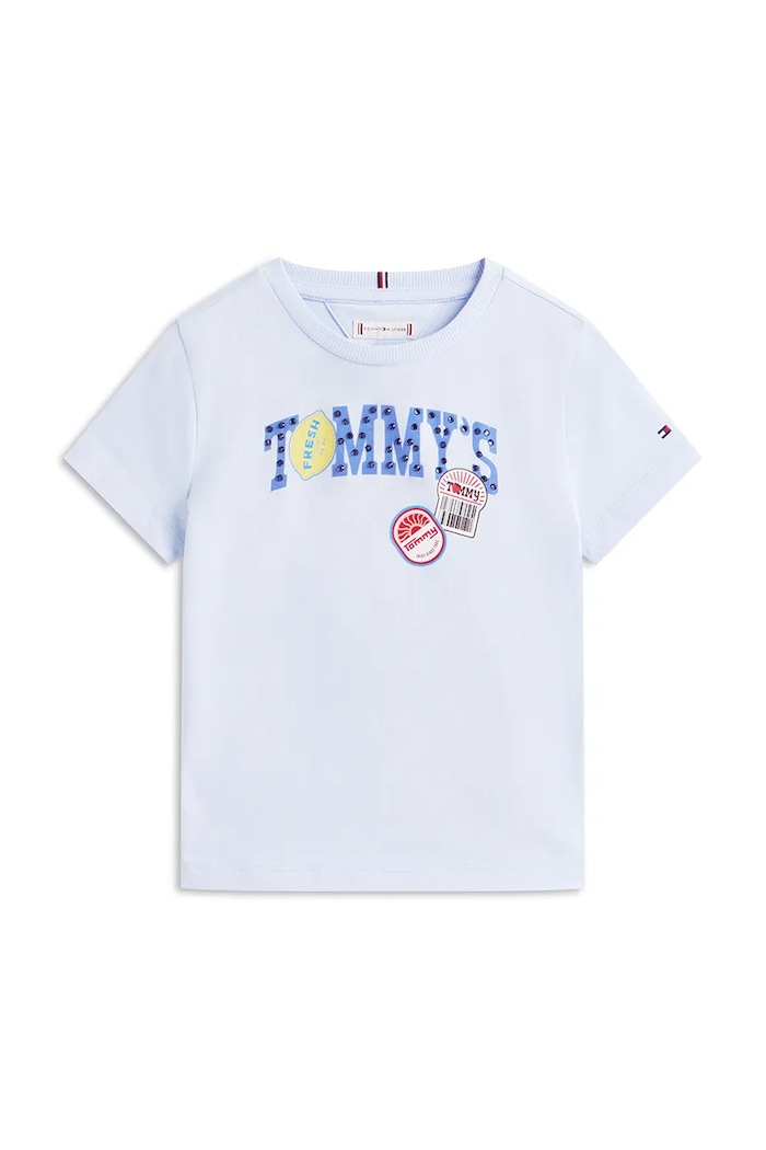 Tommy Hilfiger tričko detské bavlnené KG0KG09122.98.116.PPY2 modrá SS26
