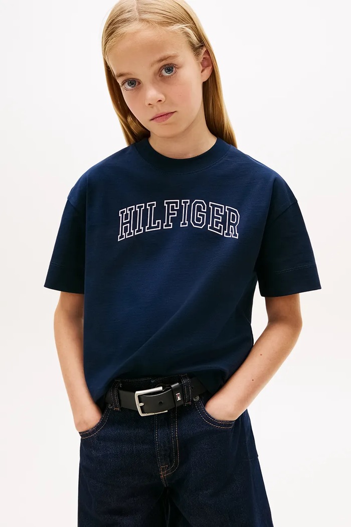 Tommy Hilfiger tričko detské bavlnené tmavomodrá KG0KG09523.128.176.PPY2