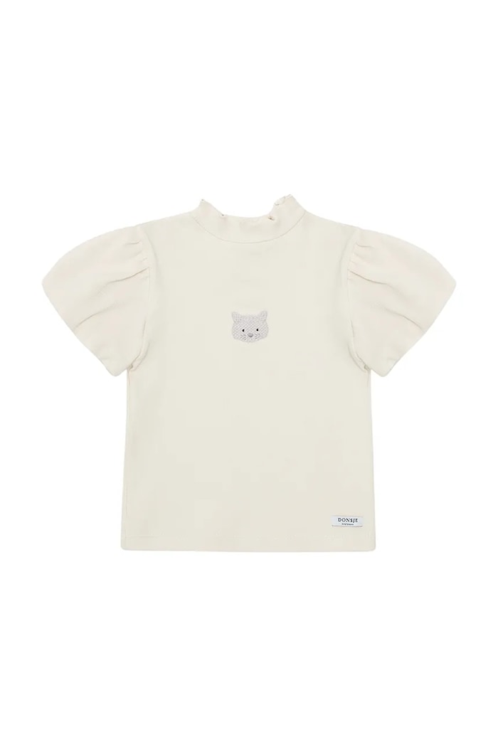 Donsje t-shirt dziecięcy Nowien Top Cat 4081103 beżowy SS26