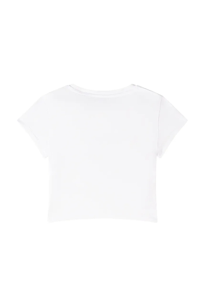 Patrizia Pepe t-shirt dziecięcy J051 7M0972 biały SS26
