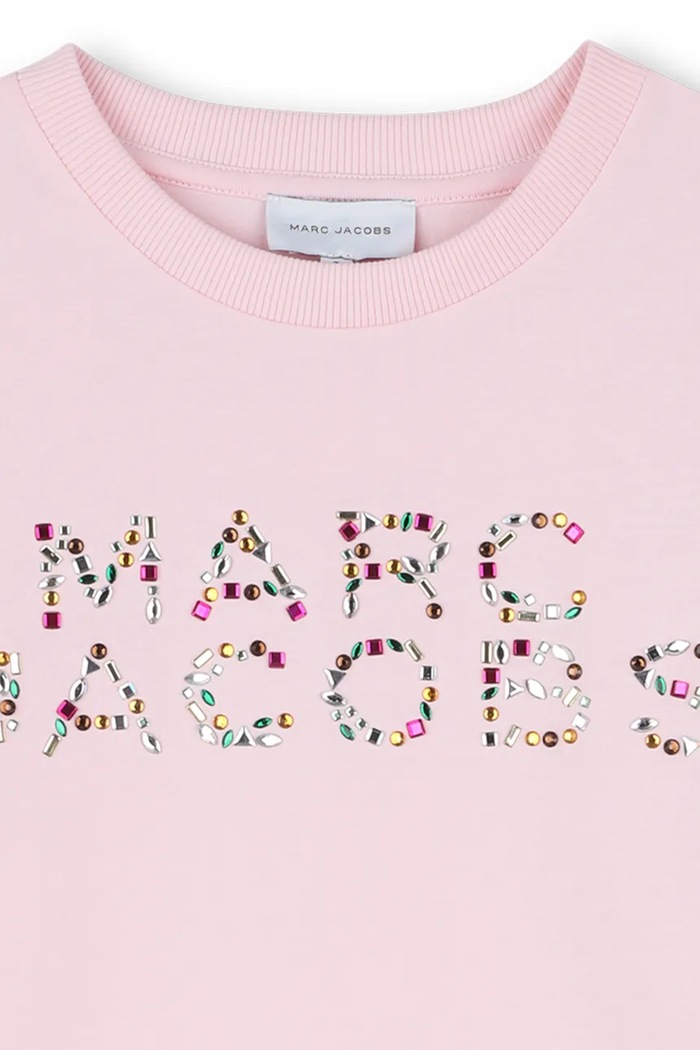 Marc Jacobs t-shirt bawełniany dziecięcy różowy W60746.114.150