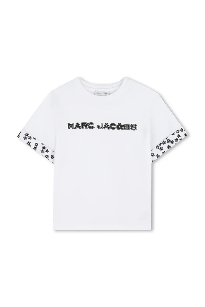 Detské bavlnené tričko Marc Jacobs bavlna biela W60741.114.150