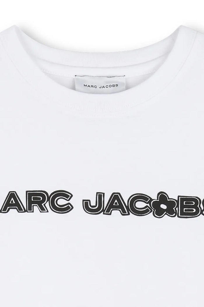 Dievča Detské bavlnené tričko Marc Jacobs W60741.114.150 biela