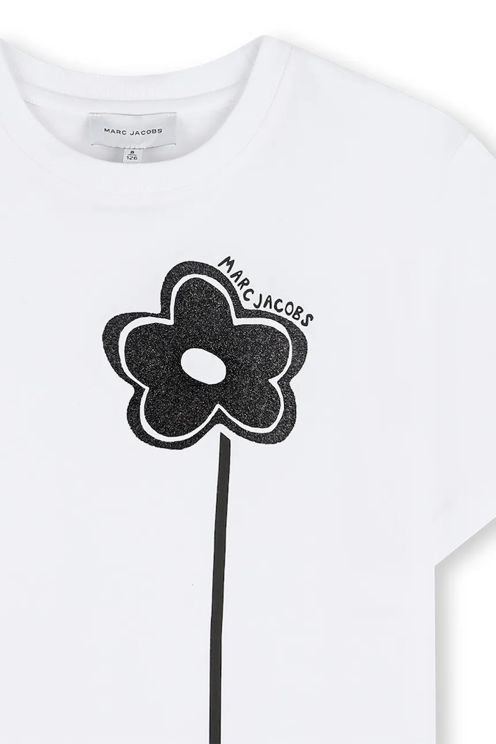 Marc Jacobs tricou de bumbac pentru copii alb W60735.114.150