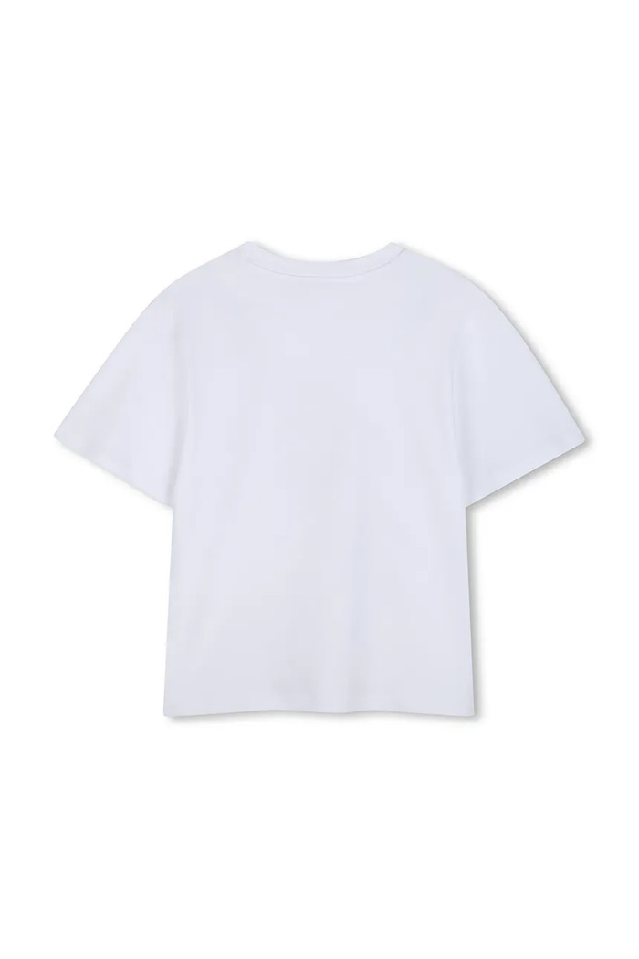 Dětské bavlněné tričko Marc Jacobs W60742.114.138 bílá SS26