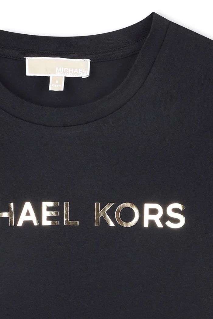 Dziewczynka Michael Kors t-shirt dziecięcy R30603.114.150 czarny