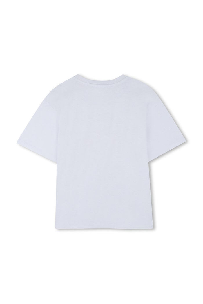 Kenzo Kids t-shirt bawełniany dziecięcy K61804.86.108 niebieski SS26